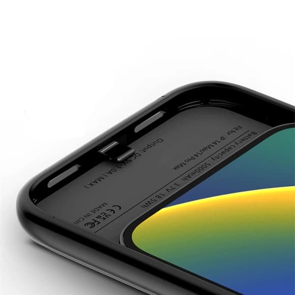 Tech-Protect PowerCase med Powerbank 7000mAh og MagSafe til iPhone 16 Pro - Sort
