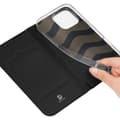 Miniatyrbild 7 av 7: Dux Ducis Skin Pro plånboksfodral till iPhone 16 Pro Max med kortficka och ställfunktion - Svart