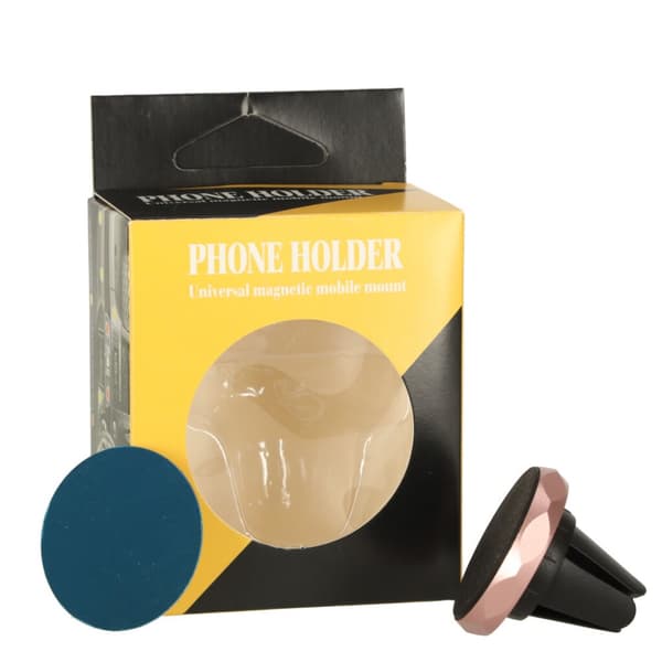 Magnetisk telefonholder, bilholder til luftventilen, pink