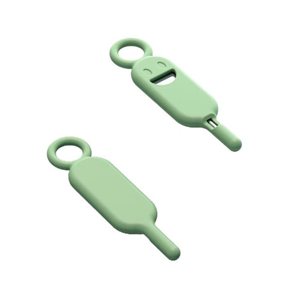 SIM-kortin avaaja avainrenkaan pidikkeellä - vihreä
