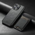Miniatyrbilde 1 av 7: Kunstlærskall med MagSafe-kortholder for iPhone 16 Pro - Svart