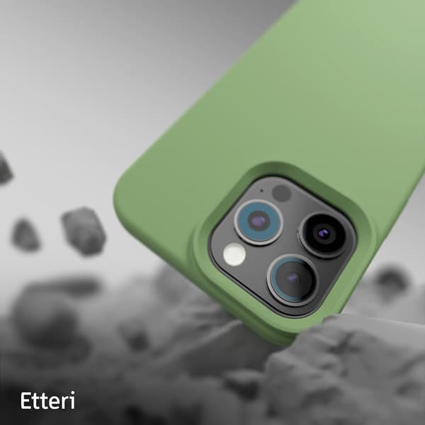Etteri Silikonskal med MagSafe till iPhone 16 Pro Max - Grön