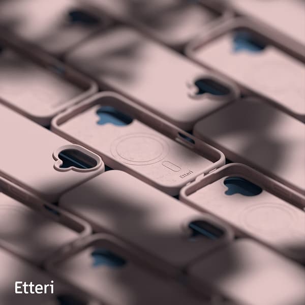 Etteri Silikonskall med MagSafe for iPhone 16 - Rosa