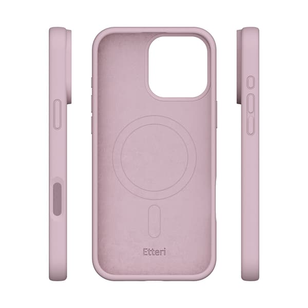 Etteri Silikonskall med MagSafe for iPhone 16 Pro Max - Rosa