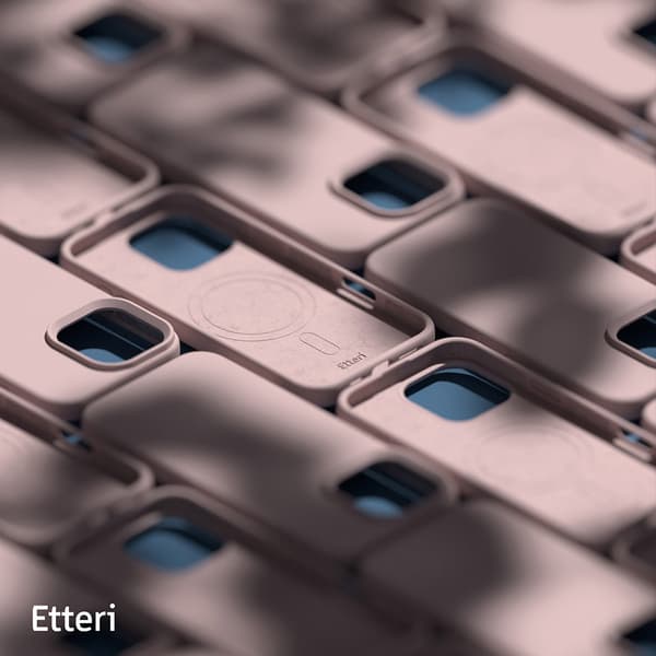 Etteri Silikonskall med MagSafe for iPhone 16 Pro Max - Rosa