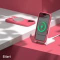 Pikkukuva 4 / 8: Etteri Silikonikuori MagSafe-yksiköllä iPhone 16 - Vadelma -laitteelle