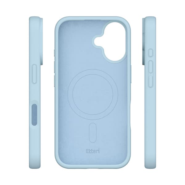 Etteri Silikonikuori MagSafella 16 Plus -puhelimeen iPhone 16 Plus - Vaaleansininen