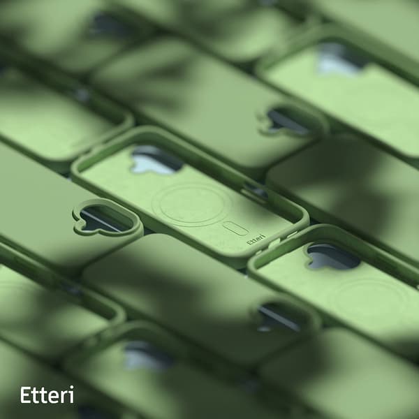 Etteri Silikonikuori MagSafella 16 Plus -puhelimeen iPhone 16 Plus - vihreä