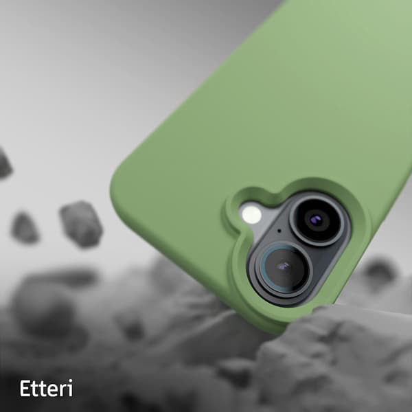 Etteri Silikonikuori MagSafella 16 Plus -puhelimeen iPhone 16 Plus - vihreä