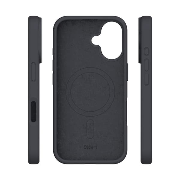 Etteri Silikonikuori MagSafella 16 Plus -puhelimelle iPhone 16 Plus - Svart