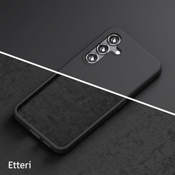Etteri Silikonveske for Samsung Galaxy S24 Plus - Svart