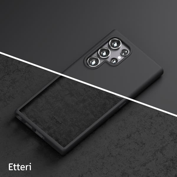 Etteri Silikonskall for Samsung Galaxy S24 Ultra - Svart