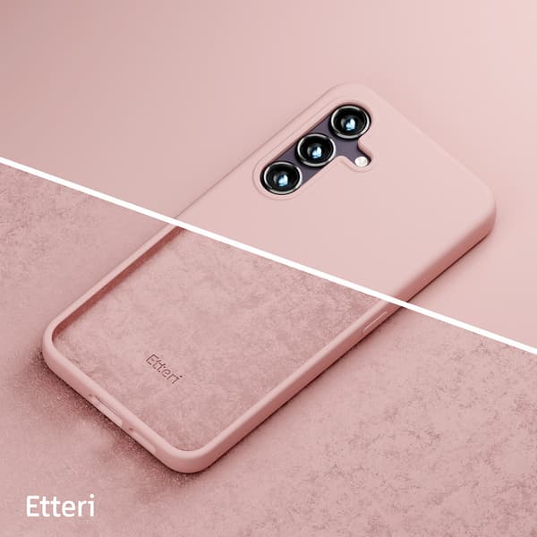 Etteri Silikoni kotelo Samsung Galaxy S24 - vaaleanpunainen