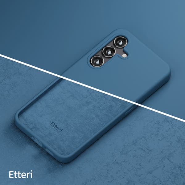 Etteri Silikoneetui til Samsung Galaxy S24 - Mørkeblå