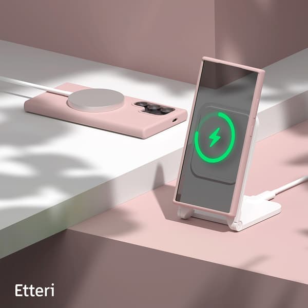 Etteri Silikoneetui til Samsung Galaxy S24 Ultra - Pink