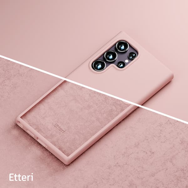 Etteri Silikoneetui til Samsung Galaxy S24 Ultra - Pink