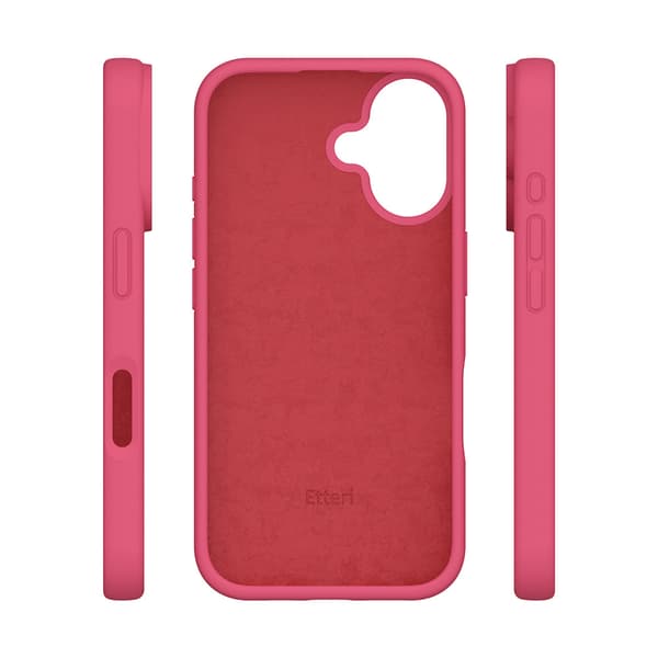 Etteri Silikonskal till iPhone 16 - Hallon