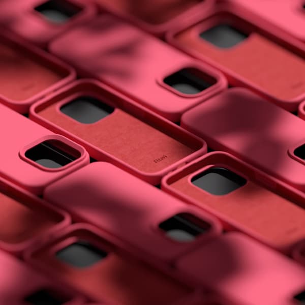 Etteri Silikonskal till iPhone 16 Pro - Hallon