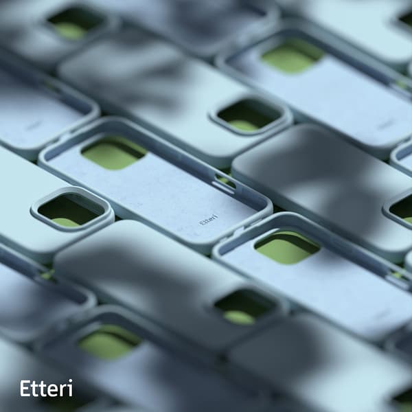 Etteri Silikonskal till iPhone 16 Pro - Ljusblå