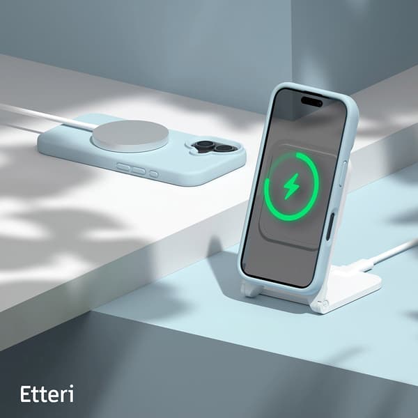 Etteri Silikonikuori iPhone 16 - Vaaleansininen