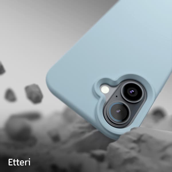 Etteri Silikonikuori iPhone 16 - Vaaleansininen