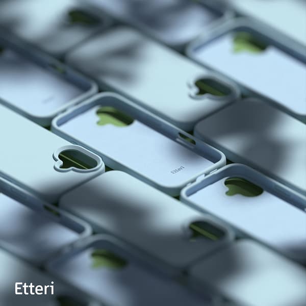 Etteri Silikonikuori iPhone 16 - Vaaleansininen