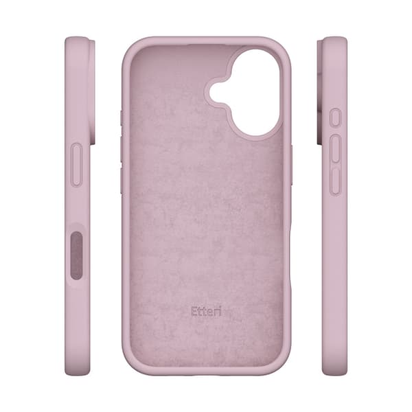 Etteri Silikonikuori iPhone 16:lle - Vaaleanpunainen