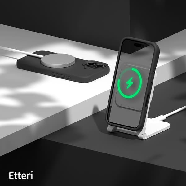Etteri Silikoninen kuori iPhone 16 - Svart