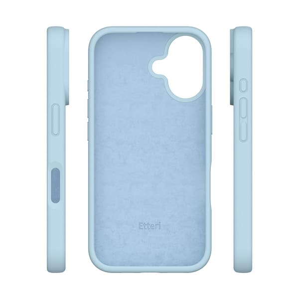 Etteri Silikonikuori iPhone 16 Plus - Vaaleansininen