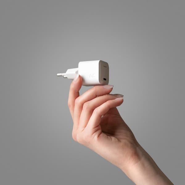 USB-laturi Green Cell PowerGaN 33 W PD 3.0 QC 3.0 1x USB-C valkoinen