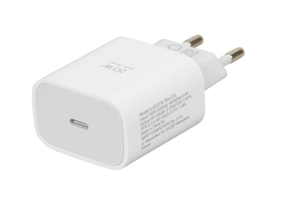 Rejselader I-BOX C-37 PD20W, hvid Hvid