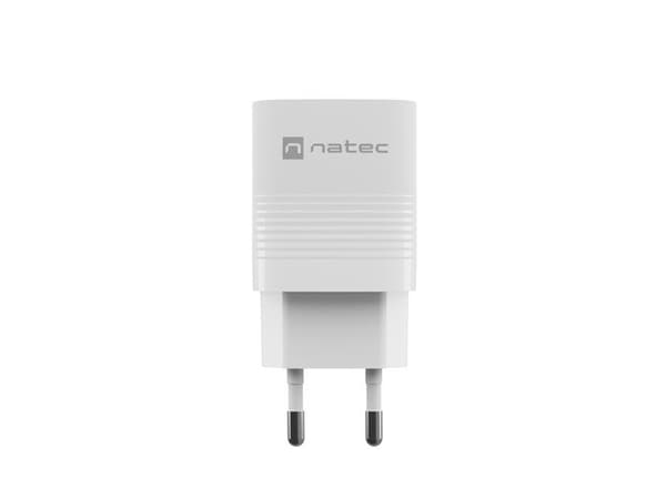 NATEC RIBERA GAN -LATURI 1X USB-A + 1X USB-C 30W VALKOINEN
