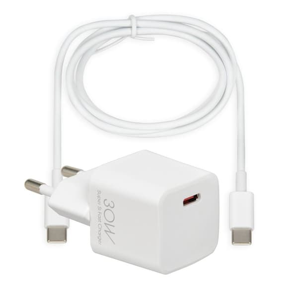 Rejselader I-BOX C-38 PD30W, hvid Hvid