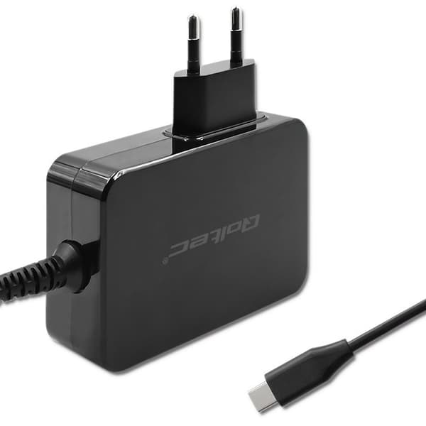 Qoltec GaN POWER PRO Oplader | 1xUSB-C | 100W | 5-20V | 3-5A | Sort