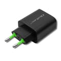 Miniatyrbillede 7 af 7: Qoltec 51713 Oplader | 18W | 5-12V | 1.5-3A | USB type C PD | USB QC 3.0 | Sort