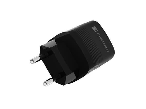 NATEC RIBERA GAN OPLADDER 1X USB-A + 1X USB-C 30W SORT