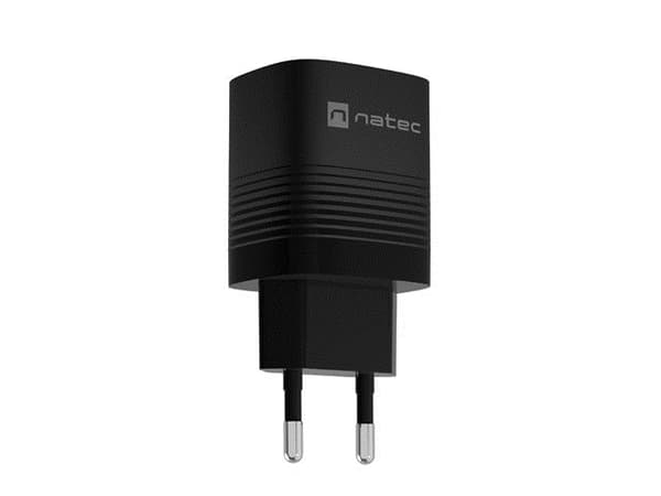NATEC RIBERA GAN OPLADDER 1X USB-A + 1X USB-C 30W SORT