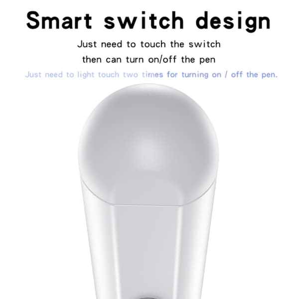 Magetic Universal Stylus Pen med lang batterilevetid - Hvit