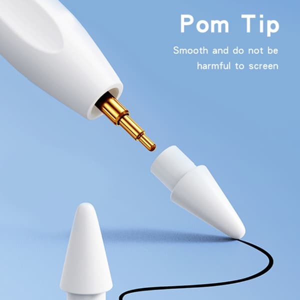 Magetic Universal Stylus -kynä pitkällä akun kestolla - Valkoinen