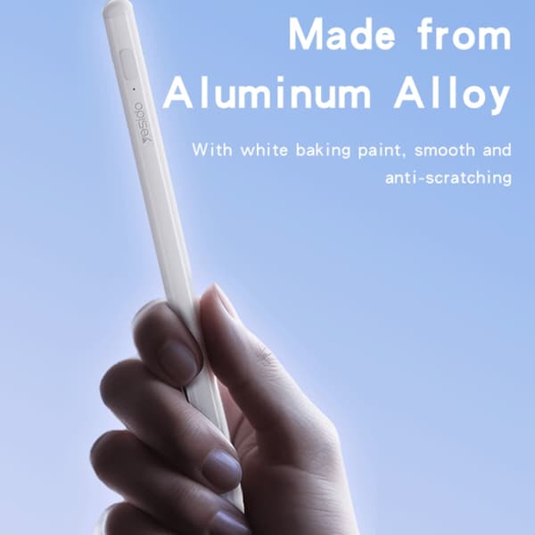 Magetic Universal Stylus Pen med lang batterilevetid - Hvid