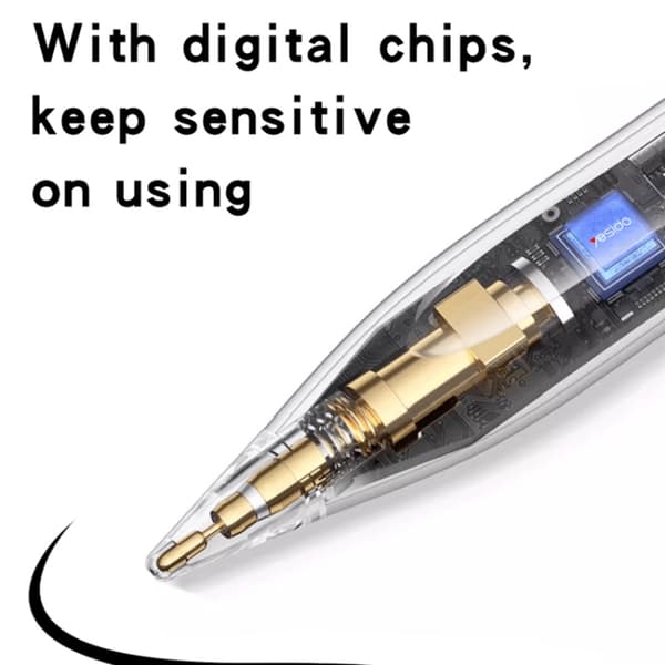 Magetic Universal Stylus Pen med lang batterilevetid - Hvid