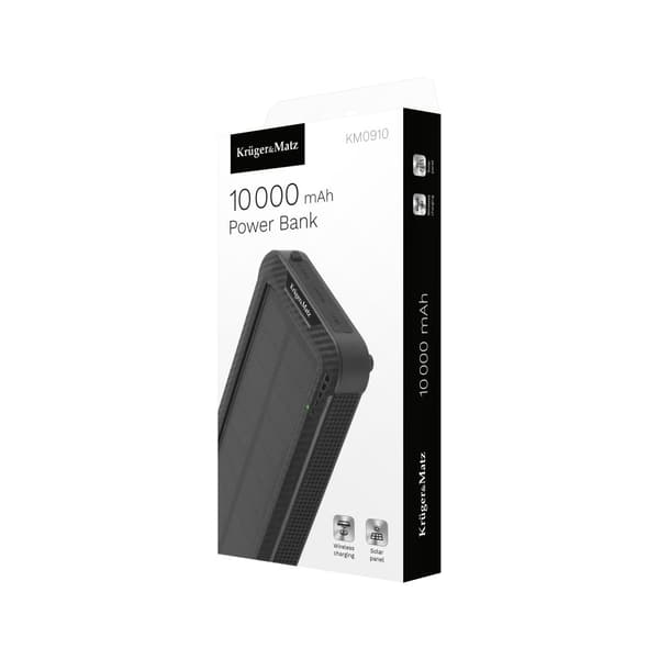 POWER BANK Kruger&Matz 10000 mAh Li-pol solcell