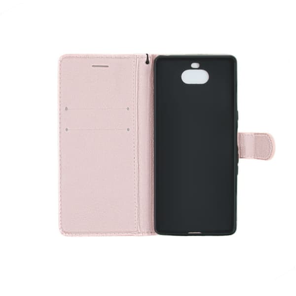 Sony Xperia 10 Plånboksfodral med Stativ - Rosa