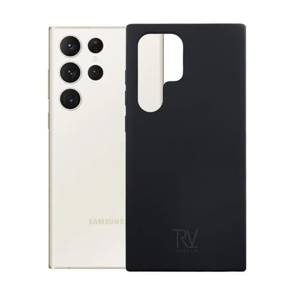 Samsung Galaxy S23 Ultra Silikonskal Rvelon - Svart