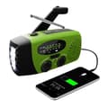 Miniatyrbillede 1 af 3: Vevradio med Solceller och Dynamo - Grön