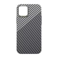 Miniatyrbild 3 av 6: Kolfiber Skal iPhone 12/12 Pro - Svart & Vit