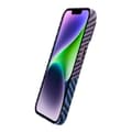 Miniatyrbillede 5 af 6: Kolfiber Skal iPhone 14 Pro - Lila & Blå