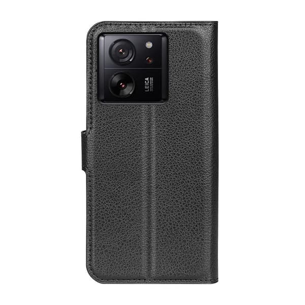 Xiaomi 13T/Xiaomi 13T Pro Plånboksfodral med Stativ - Svart