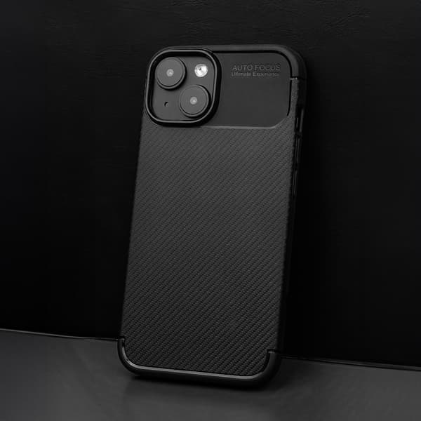 Carbon Bakskal till Samsung Galaxy S24 FE - Svart
