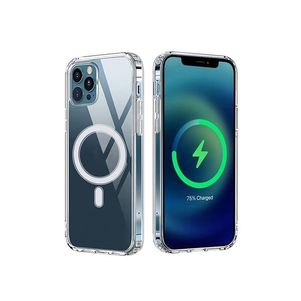Tynt beskyttelsesskall med MagSafe for Samsung Galaxy S25 Plus - gjennomsiktig